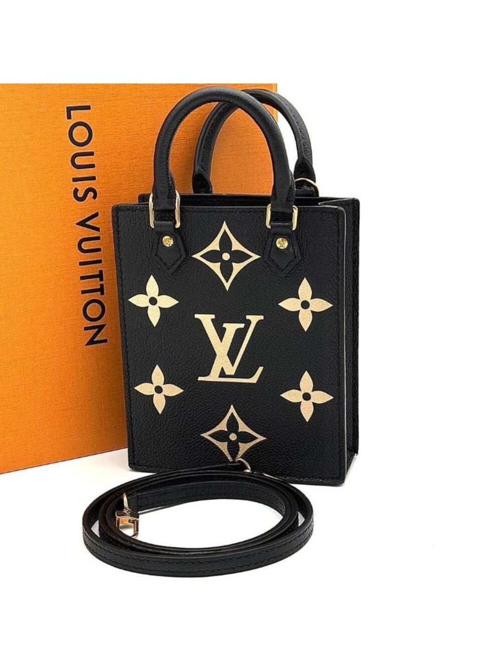 Louis Vuitton Shoulder Bag Bicolor Black